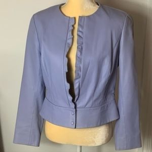 Great for Summer.WORTH BEAUTIFUL LAVENDER SOFT LEATHER SIZE PETITE SMALL 4